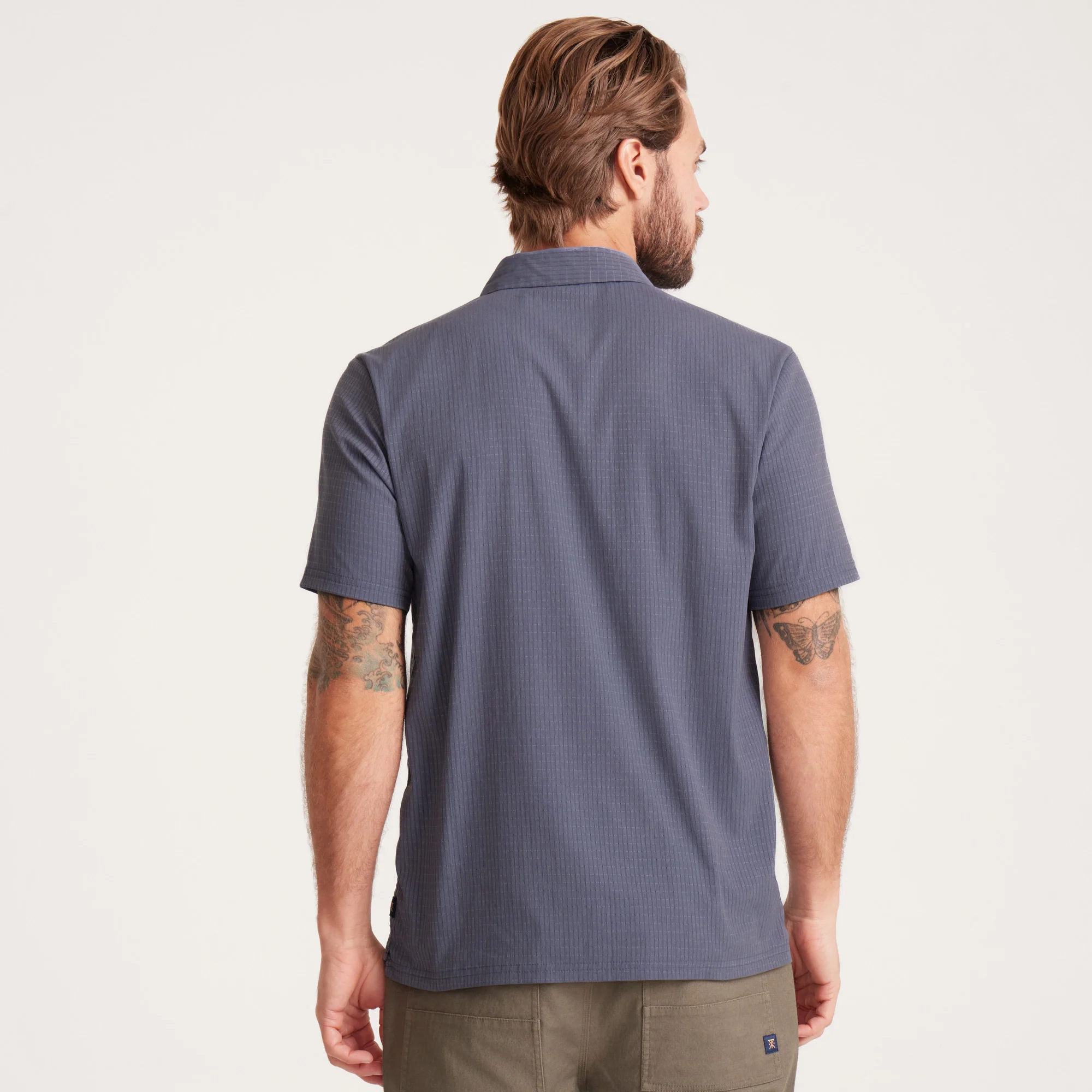 Bless Up Breathable Stretch Polo Shirt - Slate - Image 4