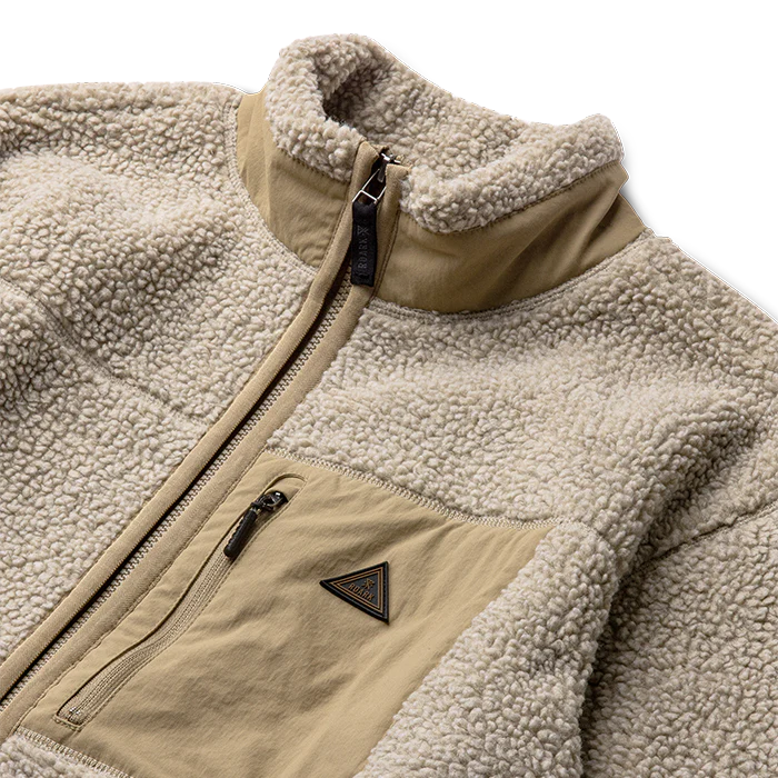 Campover Fleece Zip Jacket - Khaki - Image 10