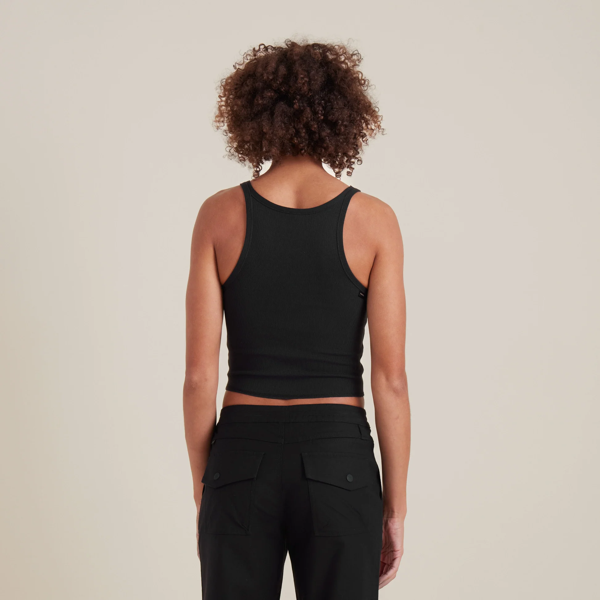 Wind Worn Tank Top - Black - Image 4
